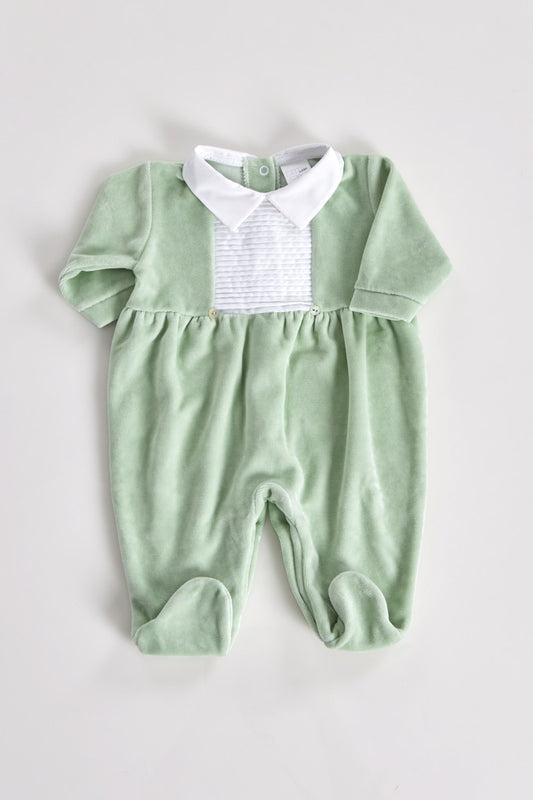 Babygrow Laminado Plissado Menino